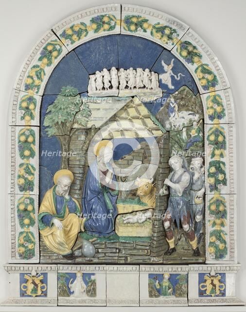 The Buonafede Nativity (image 1 of 2), c.1520. Creators: Benedetto Buglioni, Santi Buglioni.