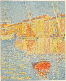 The Buoy (La bouée), 1894. Creator: Paul Signac