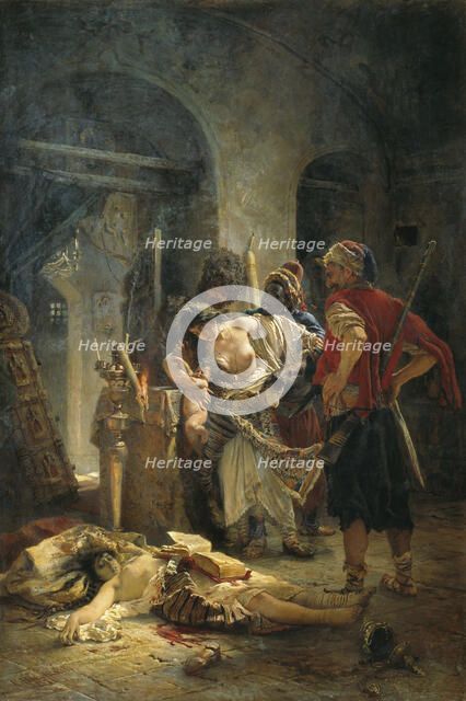 The Bulgarian Martyresses, 1877. Artist: Makovsky, Konstantin Yegorovich (1839-1915)