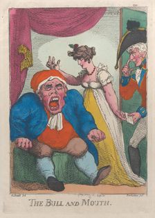 The Bull and Mouth, 1808-09., 1808-09. Creator: Thomas Rowlandson