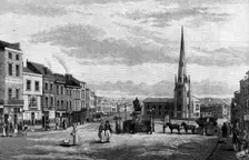The Bull Ring, with St Martin's Church, Birmingham, 1812 (1887)