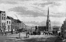 The Bull Ring, with St Martin's Church, Birmingham, 1812 (1887)