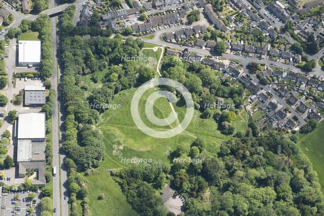 The Bull Ring, a Roman amphitheatre earthwork in Cirencester, Gloucestershire, 2023. Creator: Robyn Andrews.