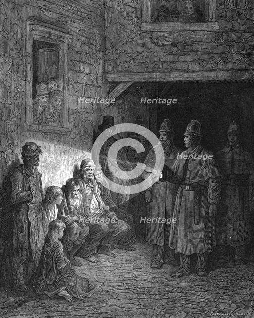 'The Bull's-Eye', 1872.  Creator: Gustave Doré.