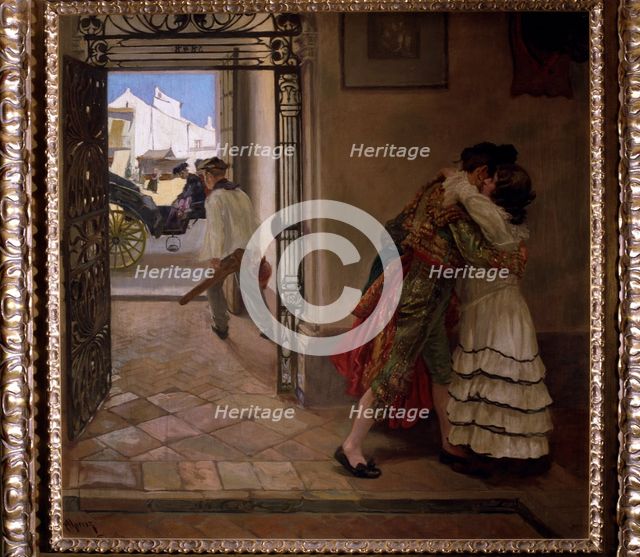 The bullfighter goodbye'.