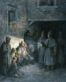 The Bull's-Eye 1872. Creator: Gustave Doré