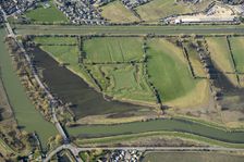 The Bulwark, a Civil War fieldwork, Cambridgeshire, 2025. Creator: Damian Grady