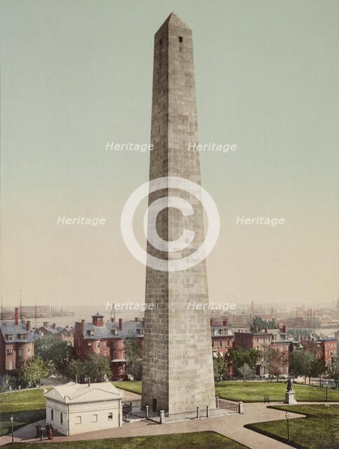 The Bunker Hill Monument, c1900. Creator: Unknown.