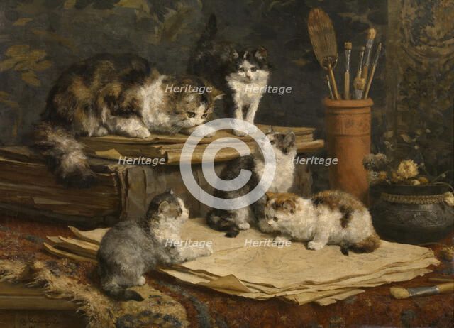 The Busybody, 1911. Creator: Charles Van den Eycken.