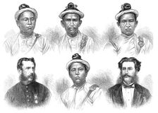 The Burmese Embassy, 1872. Creator: Unknown