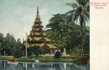 The Burmese Pagoda in Eden-Gardens. Calcutta c1900