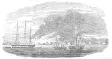 The Burning of Greytown, 1854. Creator: Unknown
