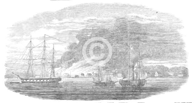 The Burning of Greytown, 1854. Creator: Unknown.