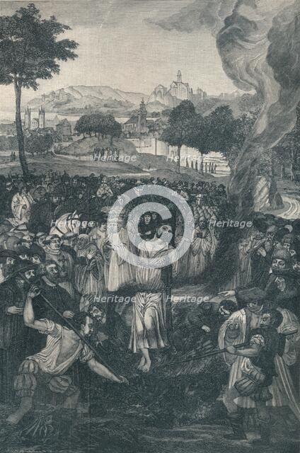 'The Burning of John Huss by the Council of Constance, July 6, 1415', (1907). Artist: Unknown.