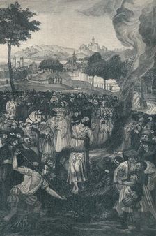 The Burning of John Huss by the Council of Constance, July 6, 1415 (1907)