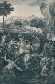 The Burning of John Huss by the Council of Constance, July 6, 1415 (1907)