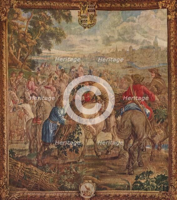 The Burning of Lille, c17th century, (1923). Artist: Urbanus Leyniers