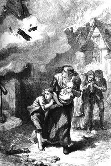 The burning of Norfolk, Virginia, 1776 (c1880)