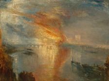The Burning of the Houses of Lords and Commons, 16 October 1834, 1835. Creator: Joseph Mallord William Turner (British, 1775-1851)