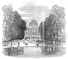 The Burning of the Tuileries: part of the Tuileries as it was, 1871. Creator: Unknown