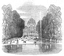 The Burning of the Tuileries: part of the Tuileries as it was, 1871. Creator: Unknown