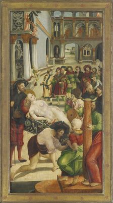 The Burning. Wing from the Saint Agatha Altar, 1523. Artist: Greimold, Jörg (ca 1500-after 1540)