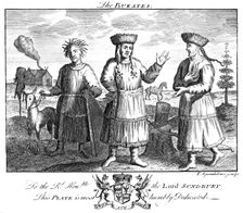 The Burates 19th century.Artist: T Spendelone