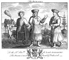 The Burates 19th century.Artist: T Spendelone