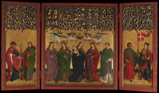 The Burg Weiler Altar Triptych (Altarpiece with the Virgin and Child and Saints), ca. 1470. Creator: Master of the Burg Weiler Altar
