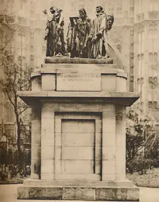 The Burghers of Calais in the Victoria Tower Gardens c1935. Creator: Joel