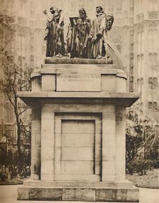 The Burghers of Calais in the Victoria Tower Gardens c1935. Creator: Joel