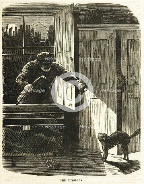 The Burglary, 1866.  Creator: Unknown.