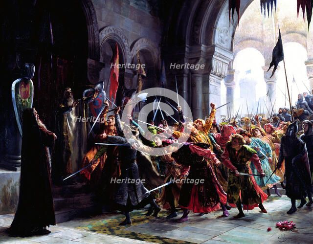 The Burgraves, 1903. Creator: Georges Antoine Rochegrosse.