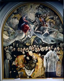 The burial of the Count of Orgaz 18th century. Creator: El Greco (Domeniko Theotokopoulos, llamado) (1540 - 1614)