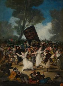 The Burial of the Sardine (El entierro de la sardina), 1814-1815. Creator: Goya, Francisco, de (1746-1828)
