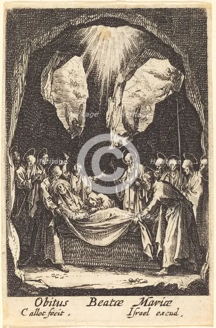 The Burial of the Virgin, in or after 1630. Creator: Jacques Callot.