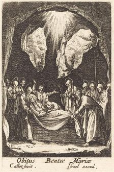 The Burial of the Virgin, in or after 1630. Creator: Jacques Callot