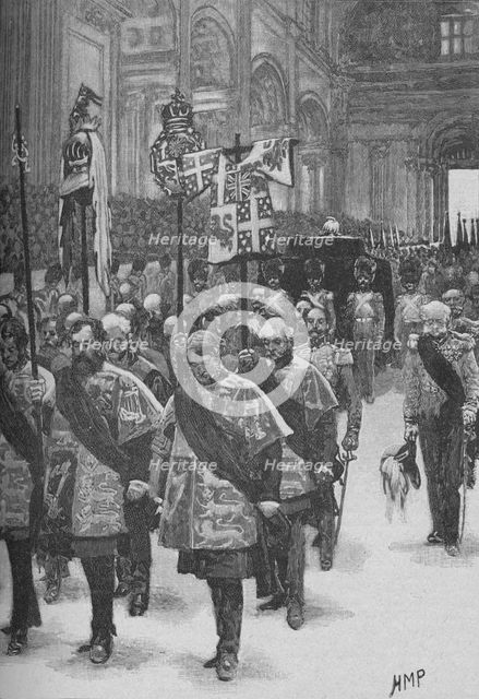 'The Burial of Wellington', c1890. Artist: Henry Marriott Paget.