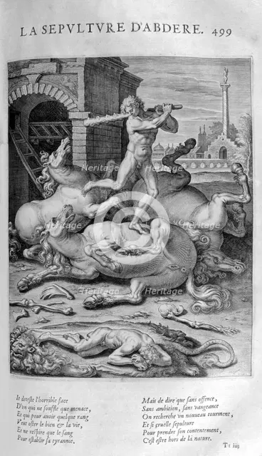 'The Burial of Abdère', 1615. Artist: Leonard Gaultier