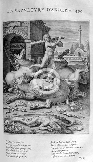'The Burial of Abdère', 1615. Artist: Leonard Gaultier