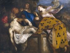 The Burial of Christ, 1572. Creator: Titian