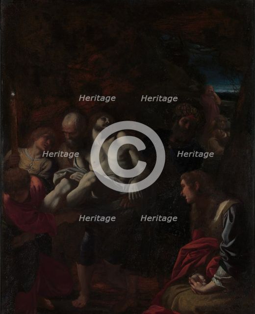 The Burial of Christ, 1595. Creator: Annibale Carracci.