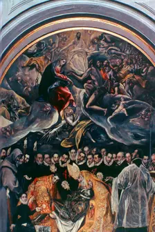 The Burial of Count Orgaz (detail), 1586-1588. Artist: El Greco