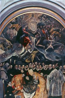 The Burial of Count Orgaz (detail), 1586-1588. Artist: El Greco