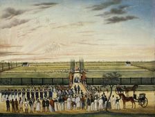 The Burial of Father Joannes Vitus Janssen (1803-43) at Paramaribo, 1843-1845. Creator: Anon