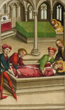 The Burial of Saint Wenceslas, ca. 1490-1500. Creator: Master of Eggenburg