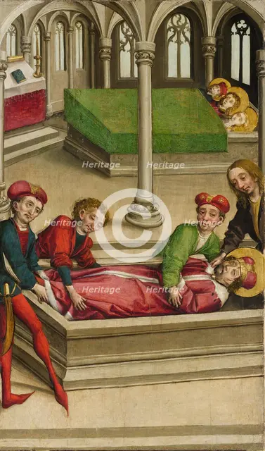 The Burial of Saint Wenceslas, ca. 1490-1500. Creator: Master of Eggenburg.