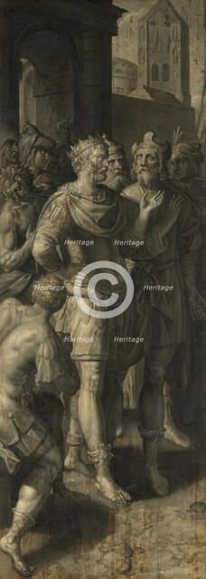 The Burial of Sarah, 1602. Creator: Martin de Vos.