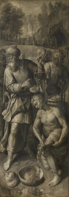 The Burial of Sarah, 1602. Creator: Martin de Vos