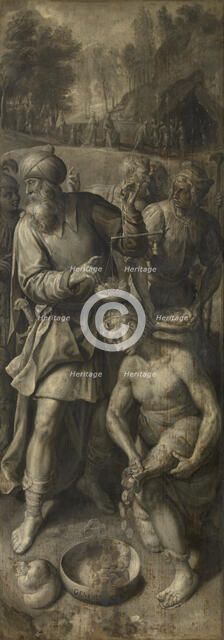 The Burial of Sarah, 1602. Creator: Martin de Vos.